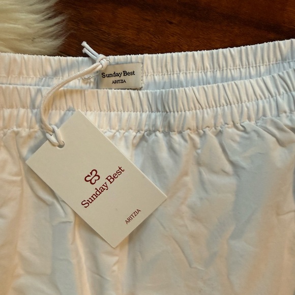 NWT SUNDAY BEST PRARIE SKIRT. WHITE MAXI. SIZE LARGE - Picture 3 of 4
